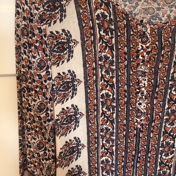 Lucky Brand boho blouse - Picture 3 of 6